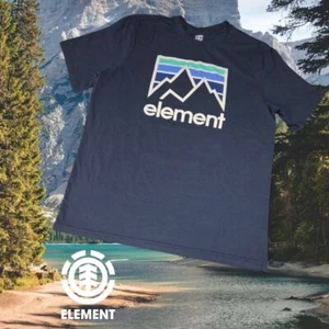Element Skateboards Herren Link Mountain Tee Eclipse Navy M WINZIGE MÄNGEL - Bild 1 von 10