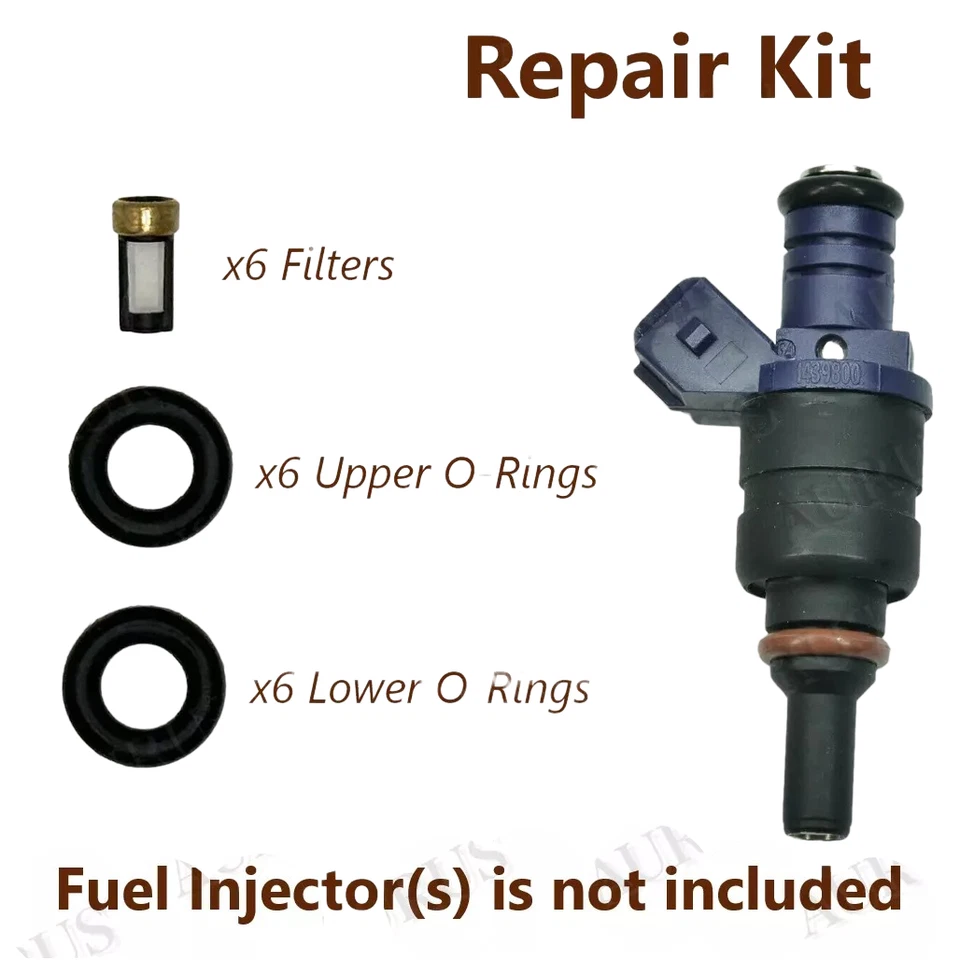 KIT REPARACIÓN INYECTORES COMBUSTIBLE BMW X3 X5 Z3 Z4 01-06 330ci 330i 330xi 530i 3.0L Foto 1 de 1