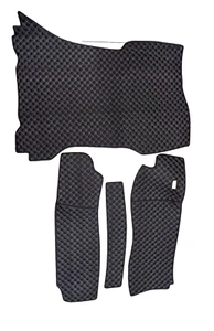Vinyl Trunk Mat trunk Floor For Porsche 911 F 1969-1973 4 PCS Black White Diamon - Picture 1 of 5