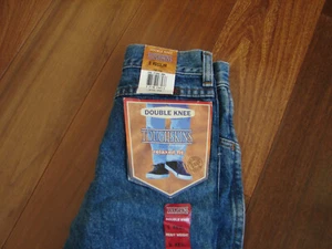 Boys Youth Toughskins Double Knee Relaxed Fit Denium Jeans Size 5 Reg New - Picture 1 of 5