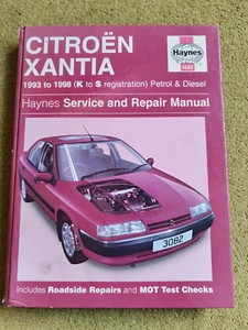 Citroen Xantia 1993 to 1998 Haynes Car Repair Manual - Picture 1 of 2