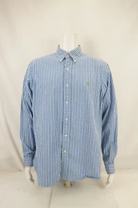 Ralph Lauren Shirt Long Sleeve Button Up Multicolor Size L Custom Fit - Picture 1 of 11