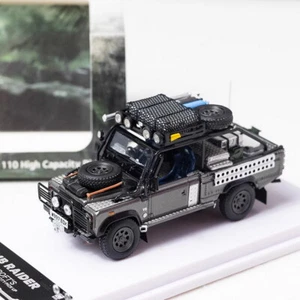 DCM 1/64 Escala Land Rover Defender 110 Alta Capacidad Pick up Diecast Coche Modelo - Imagen 1 de 6
