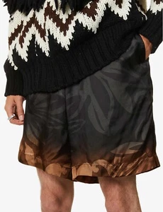 BNWT Dries Van Noten Viscose Piper Shorts - 46 - Picture 1 of 7