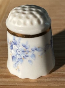 Ramo azul dedal de porcelana Schwarzenhammer vintage - Imagen 1 de 4