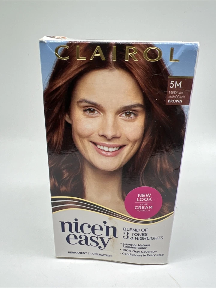 Clairol 'n Easy 5m Medium Mahogany Brown Hair Color