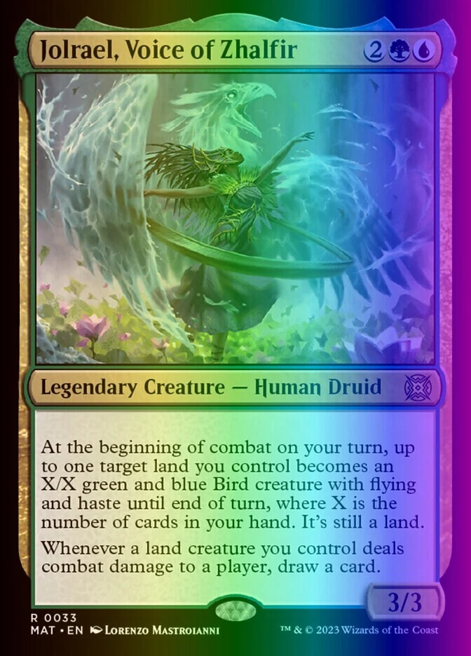 Jolrael, Voice of Zhalfir (33/230) March of the Machine The Aftermath NM FOIL - Image 1 of 1