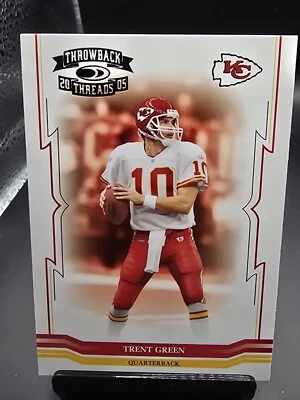 2005 Donruss Throwback Threads Trent Green #74 - Kansas City Chiefs  - Image 1 of 2