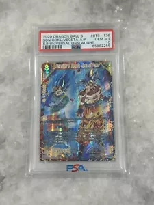 Dragon Ball Super DBS Son Goku & Vegeta, Ápice of Power BT9-136 SCR PSA 10 - Imagen 1 de 2