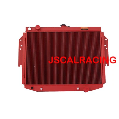 SPAWON Red Radiator For Chrysler LeBaron Town & Country Fifth Avenue 1977-89 AT - Image 1 of 4