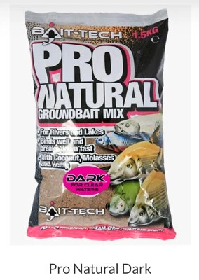 BAIT-TECH PRO NATURAL FISHING GROUNDBAITS RANGE 1.5KG BAGS RIVER LAKE SILVERFISH - Image 1 of 3