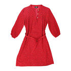 A.P.C. & Vanessa Seward UK M red dress with drum print                       ...