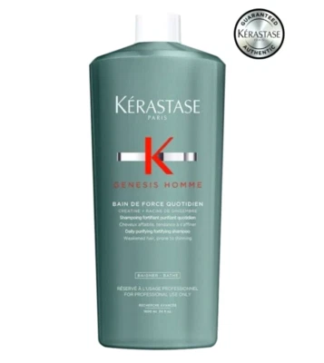 Shampoo Per Capelli Kerastase Genesis Homme Bain De Force Quotidien 1000ml - Immagine 1 di 3