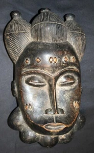 Baule Mask - Ivory Coast, Africa - Picture 1 of 8