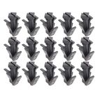 Reliable Grille Clip for Nissan Frontier Krom &amp; SL Set of 15 Black Nylon Clips