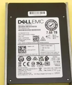 Dell XS7680SE70134 2THYF 7.68TB SAS 12Gbps Read Intensive SED 512e 2.5'' SSD - Afbeelding 1 van 1