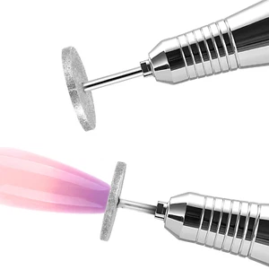2 Pcs Sanding Disc Nail Drill Bits, Electric Nail Drill Foot Files with 4 Pcs Re - Picture 1 of 12