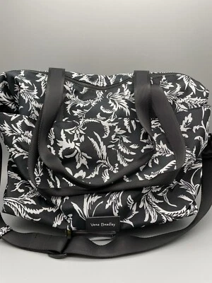 Vera Bradley 'ReActive Tote' Glass Vines Classic Black w/White Vine Pattern - Image 1 of 4