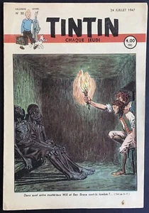 TINTIN Édition belge fascicule n°30 du 24 juillet 1947 Très bon état - Bild 1 von 5