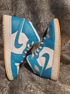 Nike Air Jordan 1 Mid GS Youth 6Y Aquatone Teal Aqua Shoes Sneakers DQ8423-400 - Picture 1 of 6