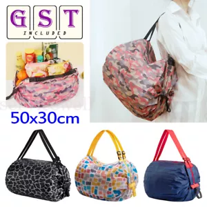 1/3pcs Foldable Shopping Bag Travel One-shoulder Portable Storage Bag Waterproof - Picture 1 of 12