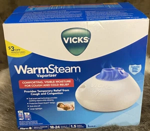 Vicks V150SGN2 Warm Steam 1.5 Gallon Steam Vaporizer New - Picture 1 of 4
