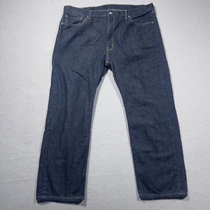Levis 505 Jeans Herren 42x29 Dark Wash Blau Denim Regular Fit Straight Leg - Bild 1 von 14