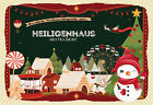 Schild Spruch Herzliche Weihnachtsgrüße aus Heiligenhaus bei Velbert JW