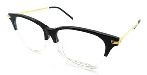 Boucheron Eyeglasses Frames BC0027OA 003 54-16-145 Black / Gold Asian Fit - Picture 1 of 3