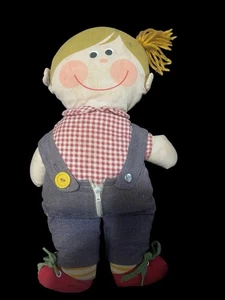 Vintage Dapper Dan Teaching Doll Plush made By Play school Rare Toy - Picture 1 of 2