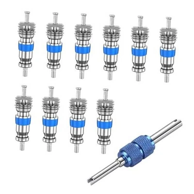 Núcleo de válvula para refrigerante R410A R32 R22, alta presión con R410/R22/R32 50 piezas Foto 1 de 4
