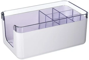 Napkin Holder Plastic Deluxe White, 9.75"Length x 6" width x 4.25" height - Picture 1 of 1