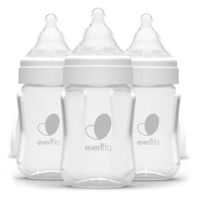 Evenflo Balance Wide Neck Glass Baby Bottles 6oz - 3 Pack - Image 1 of 4