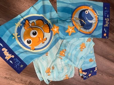 Juego de sábanas dobles y edredón manta tamaño niño Disney Finding Nemo  Foto 1 de 4