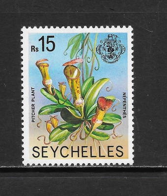 SEYCHELLES SCOTT 402 MLH EN MUY BUEN ESTADO - 1977 EDICIÓN 15r multicolor - planta jarra Foto 1 de 2