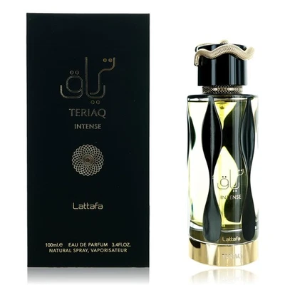 Teriaq Intense de Lattafa, spray EDP de 3,4 OZ para unisex Foto 1 de 4