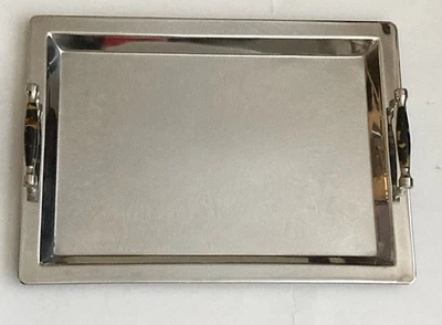 BANDEJA WENTWORTH VINTAGE RALPH LAUREN PLATEADA ASAS TORTUGA Grande 18.5"X13.5" Foto 1 de 4