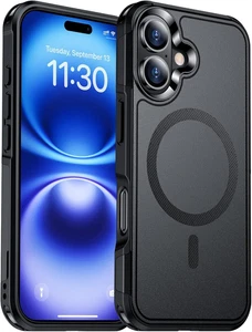 Funda Temdan iPhone 16 - Negra, MagSafe, Grado Militar Protección Antigolpes - Imagen 1 de 12