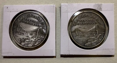 Brooklyn Bridge 100th Anniversary Commemorative Coins - Image 1 of 4