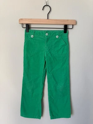 Pantalones Lilly Pulitzer Niñas Pana Utilidad Carpintero Pierna Recta Niños 5 Verdes Foto 1 de 4