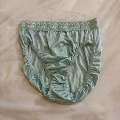 复古浅青蓝色内裤内衣 Hanes 尺寸 8 女式 Coquette — 第 1/4 张图片