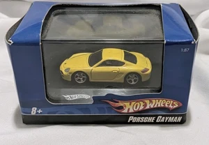 HOT WHEELS "Porsche Cayman" Yellow 1:87 - Picture 1 of 3