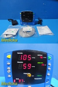 2017 GE Carescape V100 Vital Signs Monitor (Neu im Karton, Map, SpO2, PR) mit neuen Leitungen ~ 38686 - Bild 1 von 24