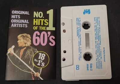 NUMBER 1 HITS OF THE 60s/Cassette Tape  (60's Comp Cassette) Retro pop rock  - Image 1 of 2