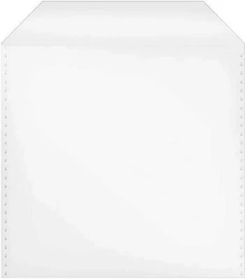 100 Bustine Per CD E DVD Trasparenti In Pvc Con Aletta Di Chiusura Dischi Musica - Immagine 1 di 2