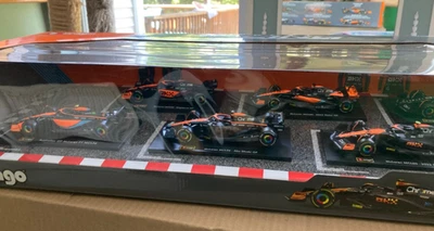 Burago F1 McLaren Formula 1  Racing Die-Cast 1:43 Scale 6 Pack Set Models - Image 1 of 4