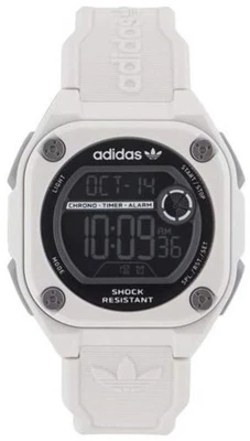 Adidas AOST23062 Men's Street City Tech Two Shock Resistant Digital 45mm Watch - image 1 of 2