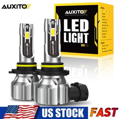 Kit de faros LED AUXITO HB4 9006 bombillas haz alto bajo 6500K brillante alta potencia 2X Foto 1 de 4