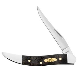 Case xx Knives Toothpick Black Curly Oak Wood 14009 Pocket Knife Stainless - Imagen 1 de 3