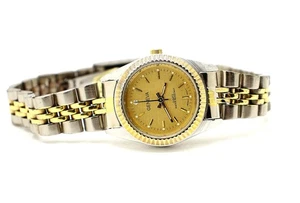 GENEVA Presidential Water Resistant Gold/Silver Tone Women's Watch NEEDS Battery - Picture 1 of 6